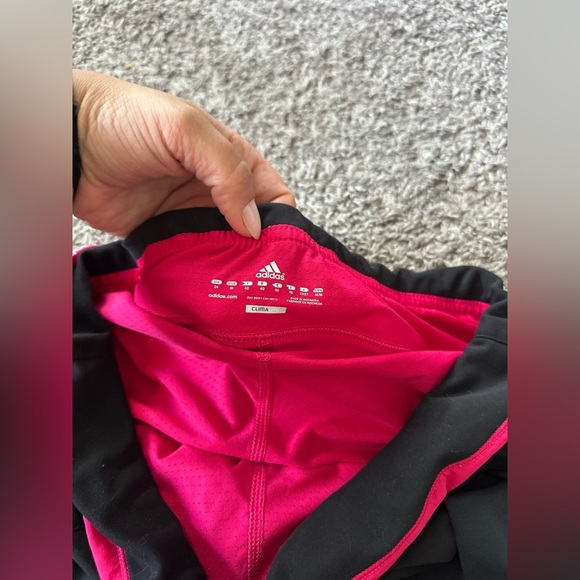 ADIDAS Women’s Black & Pink Tennis Athletic Pull On Skort Size Medium - Picture 5 of 10